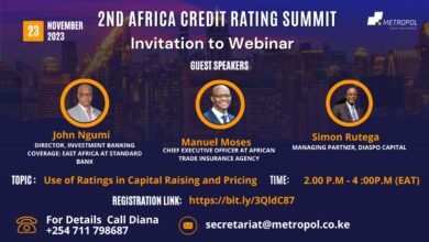 Metropol Credit Rating Agency Announces Webinar on Capital Raising and Pricing in Africa
