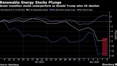 Trump Victory Adds $1.3 Billion Gain to Renewables Short Bets